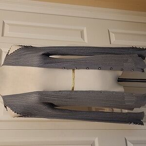 Alberto Makali cold shoulder grey cardigan  M